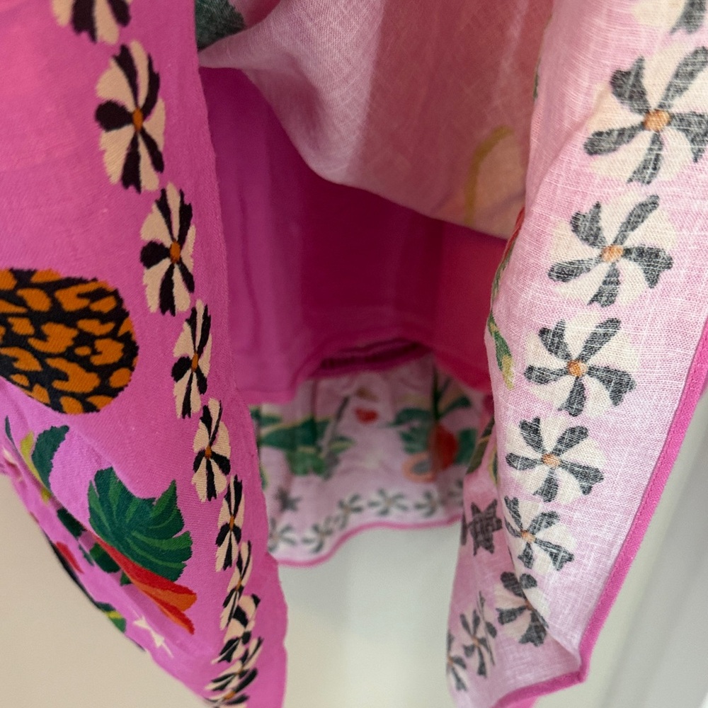 FARM Rio Pink Tropical Embroidered Long Sleeve Mini Dress - Picture 6 of 11